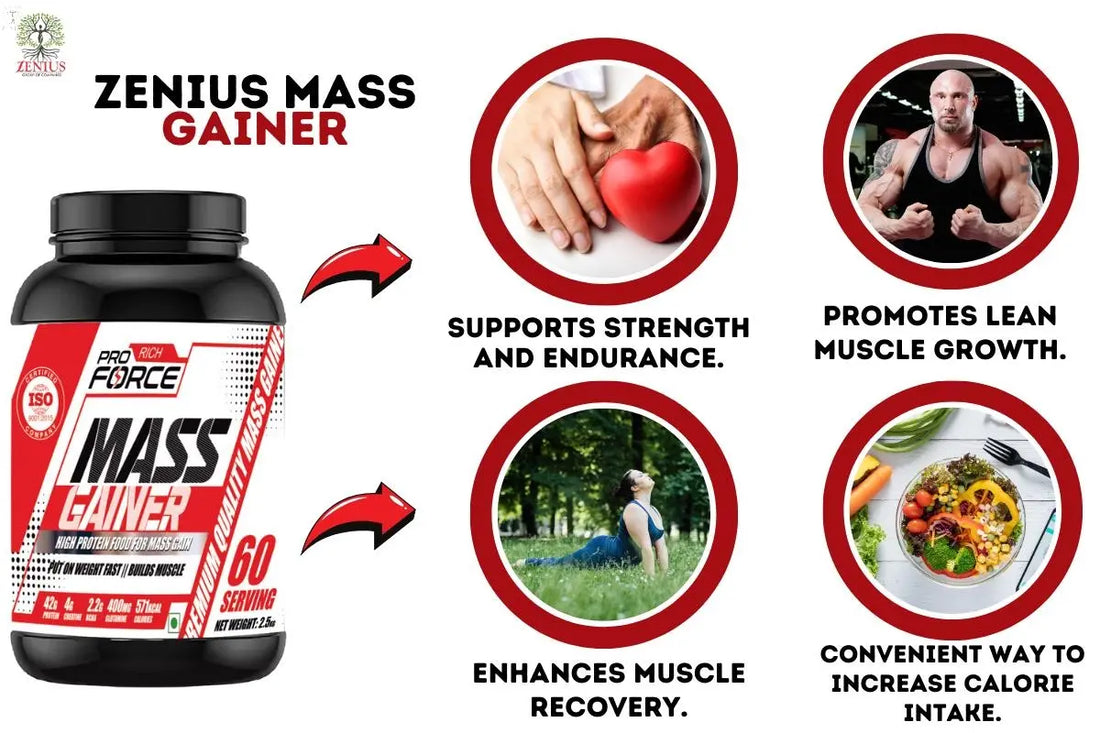 Zenius Mass Gainer Unlocking Maximum Muscle Growth Potential for Your Fitness Journey