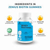 Zenius Biotin Gummies Strengthen Your Hair and Nails (Blueberry Flavour)- 30 Pics - Image #5