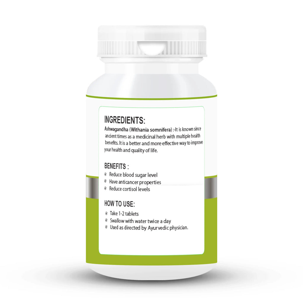 Zenius Ashwagandha Tablet for Improve Brain Function, Stress and Anxiety & Depression Zenius