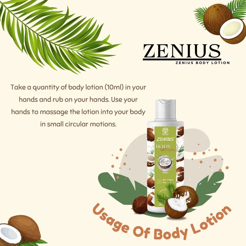 Zenius Body Lotion Nourishment for Dry Skin 200ml Liquid - Image #4