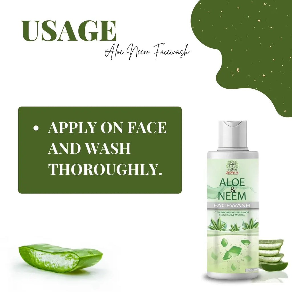 Aloe Neem Facewash  Best Face Wash for Oily, Acne-Prone, and Dry Skin (200ml Liquid),General Wellness,Zenius.in,best face wash for acne, best face wash for dry skin, best facewash, face wash for dry skin, facewash, facewash for acne, facewash for men, facewash for oily skin, facewash for women, neem face wash, neem face wash pack,Zenius,zenius.in,IN,Delhi