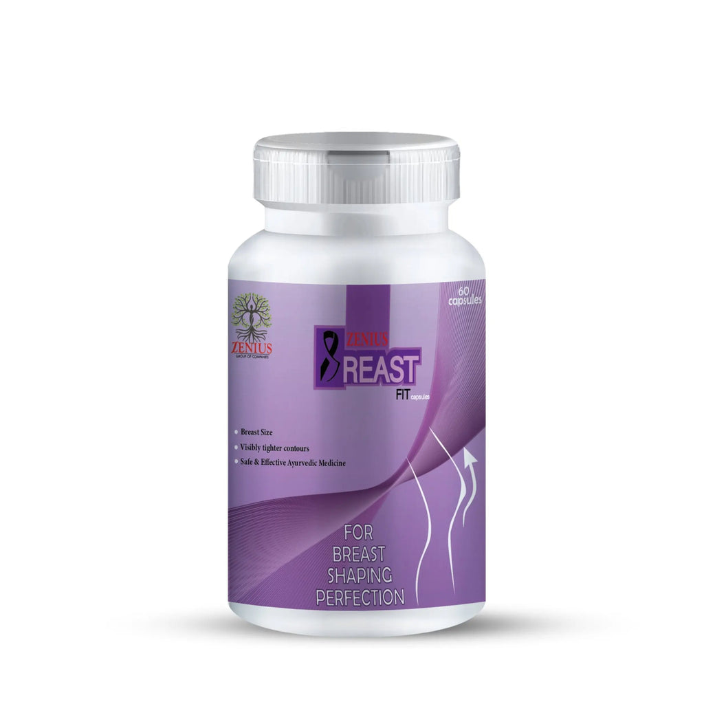 Zenius Breast Fit Capsule Ayurvedic Capsule for Breast Enlargement and Shaping 60 Capsules Zenius.in