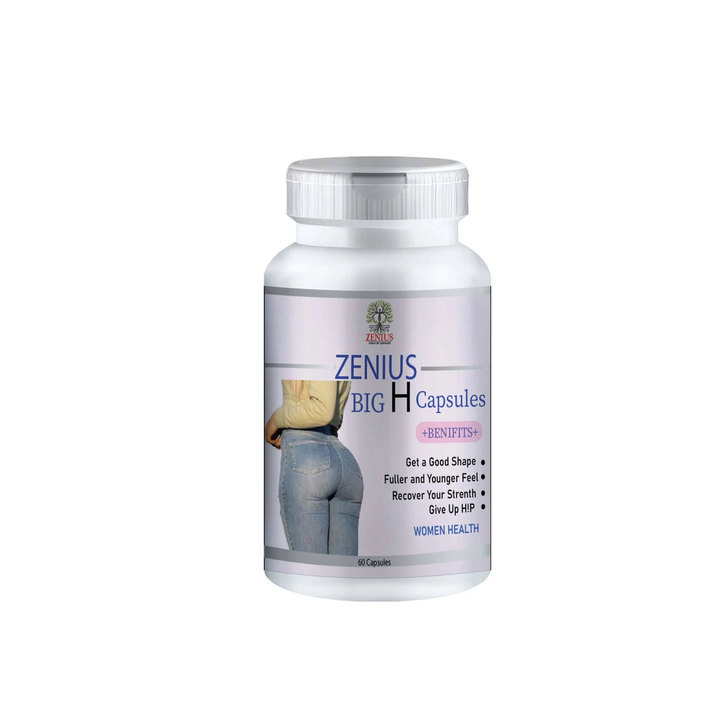 Zenius Big H Capsule Butt Enhancement and Hip Enlargement - 60 Capsules Zenius.in