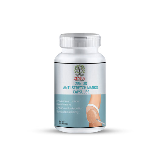 Zenius Anti Stretch Mark Capsules: Natural Support for Stretch Mark Reduction
