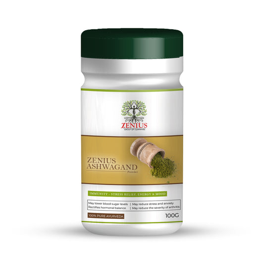 Zenius Ashwagand Powder for Boost Strength and Immunity -100g