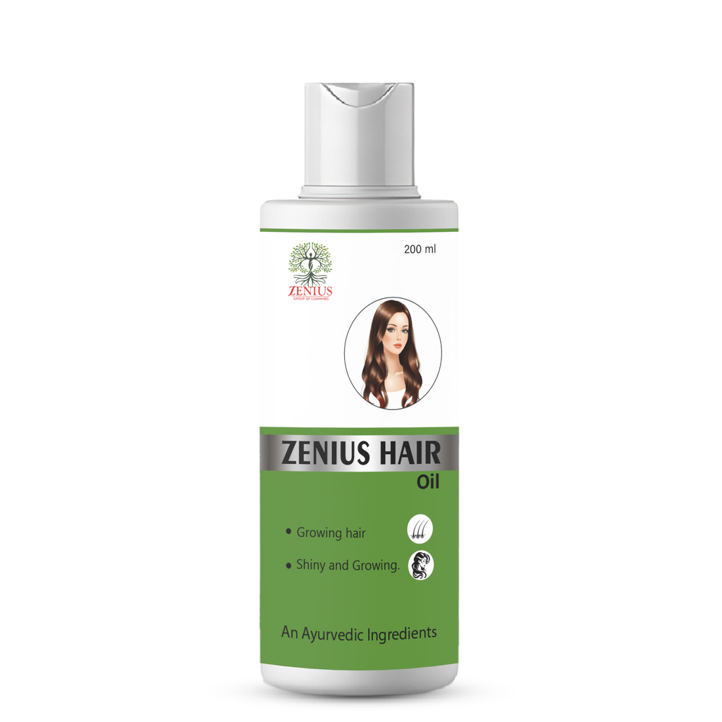 Zenius Hair Oil Reduce Dandruff & Hair Loss, and Helps of New Hair Growth Zenius