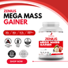 Zenius Mega Mass Gainer Kulfi Flavor for Achieve Your Muscle Goals, Superior Strength Formula - 3Kg Zenius