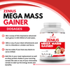 Zenius Mega Mass Gainer Kulfi Flavor for Achieve Your Muscle Goals, Superior Strength Formula - 3Kg Zenius