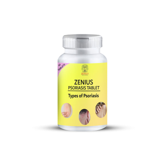 Zenius Psoriasis Tablet for Skin Allergy Medicine & Psoriasis Skin Treatment - 60 Tablets