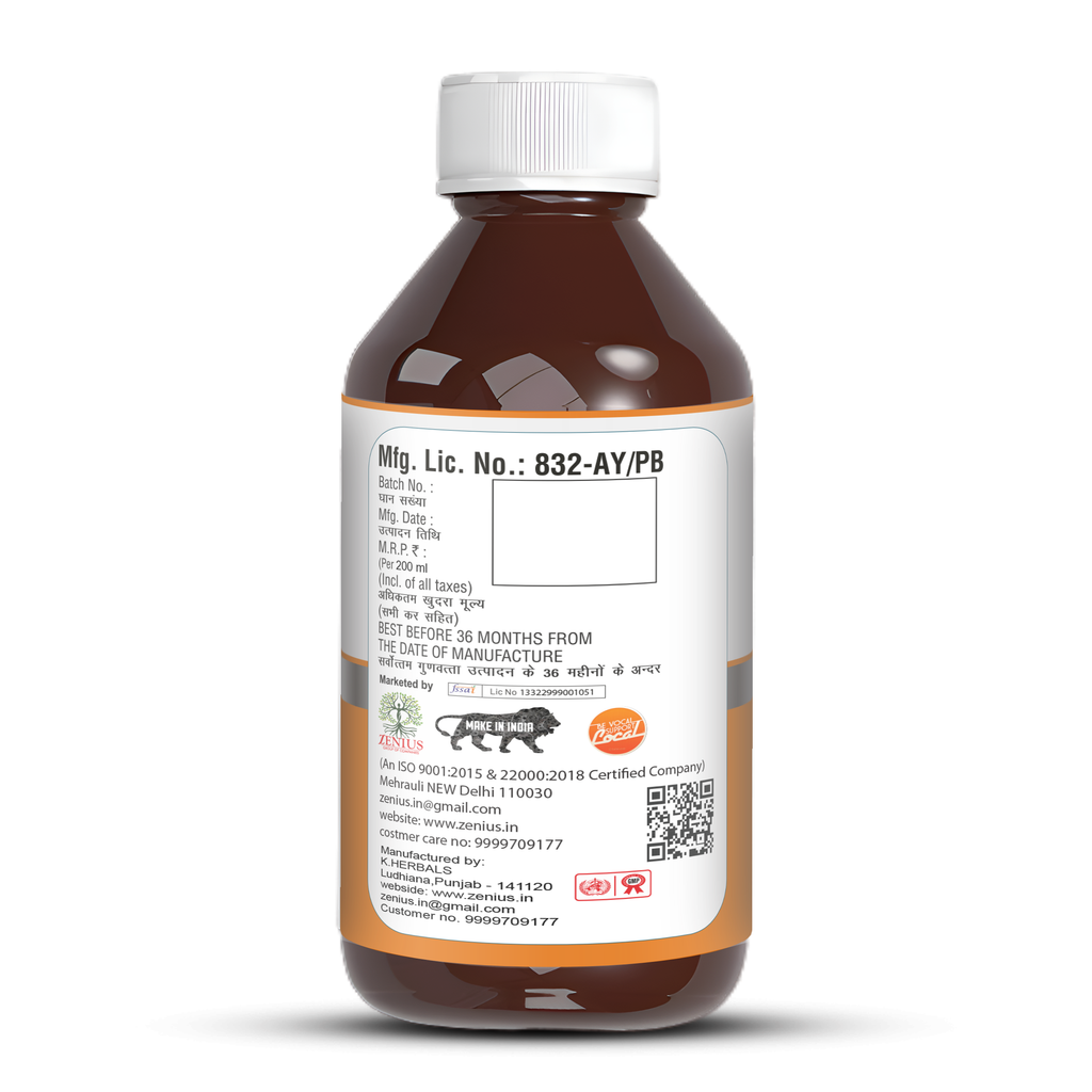 Zenius Uric Acid Syrup Zenius