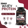 Zenius Whey Protein with Double Rich Chocolate Flavor for Muscle Growth with, Premium 1KG Quality Zenius