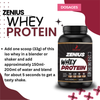 Zenius Whey Protein with Double Rich Chocolate Flavor for Muscle Growth with, Premium 1KG Quality Zenius