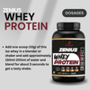 Zenius Whey Protein with Kulfi Flavor for Muscle Support & Muscle Growth - 1Kg Zenius