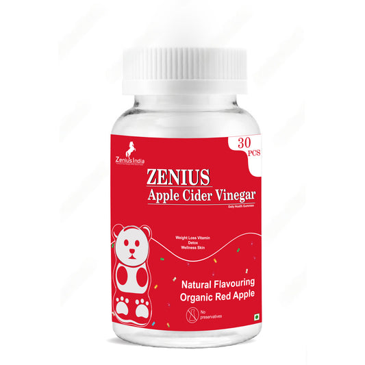 Zenius Apple Cider Vinegar Gummies for Weight Loss (Apple Cider Vinegar Flavour) - 30 Pics.