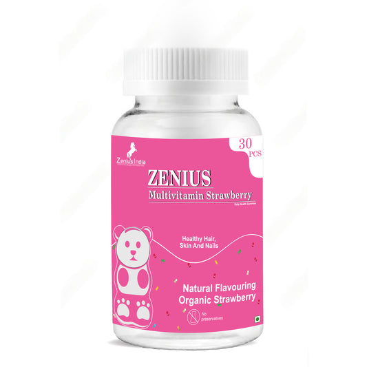 Zenius Multivitamin Gummies Daily Wellness for Growing Overall Health