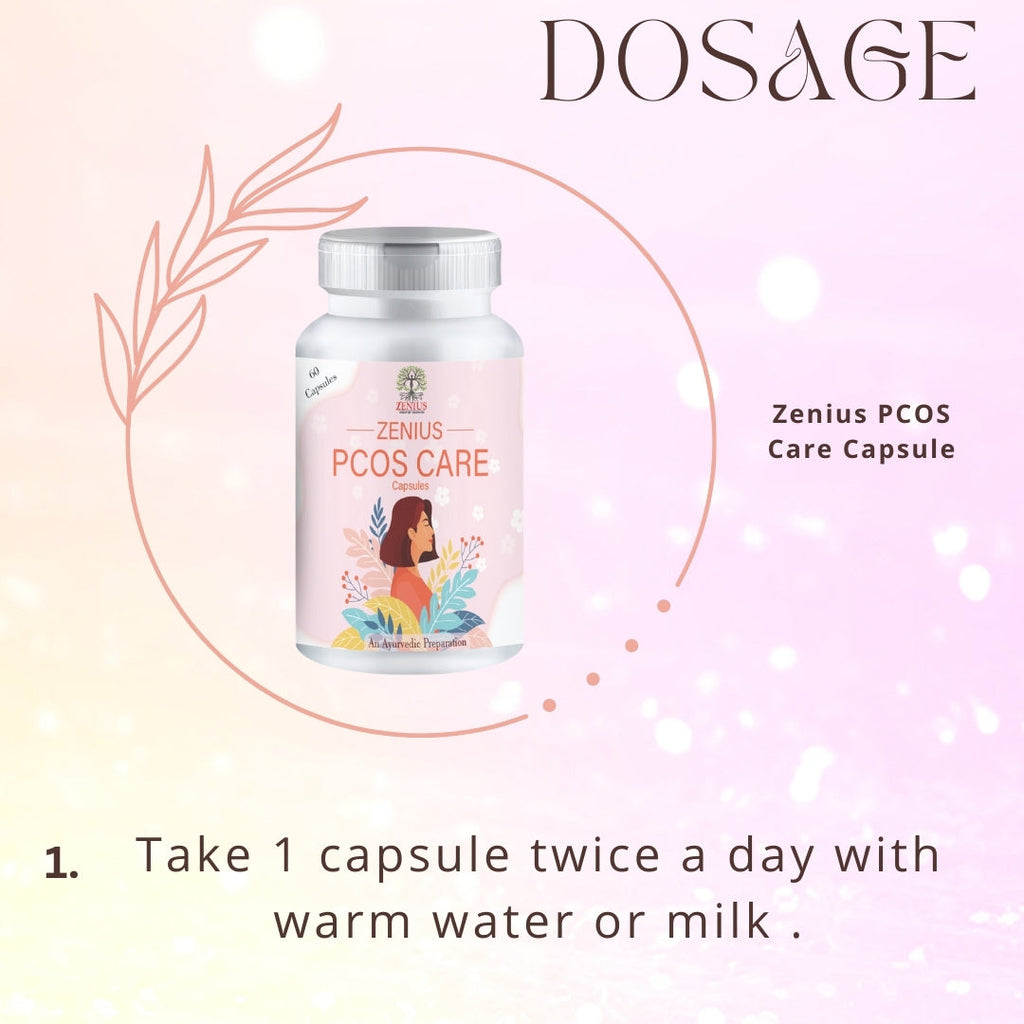 Natural ingredients PCOS care capsule for woman