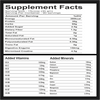 Zenius mass builder supplement facts