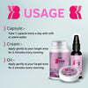 Zenius B Trim Combo for Breast size Reduction and Tightening 60 Capsule + 50g Cream - Image #4