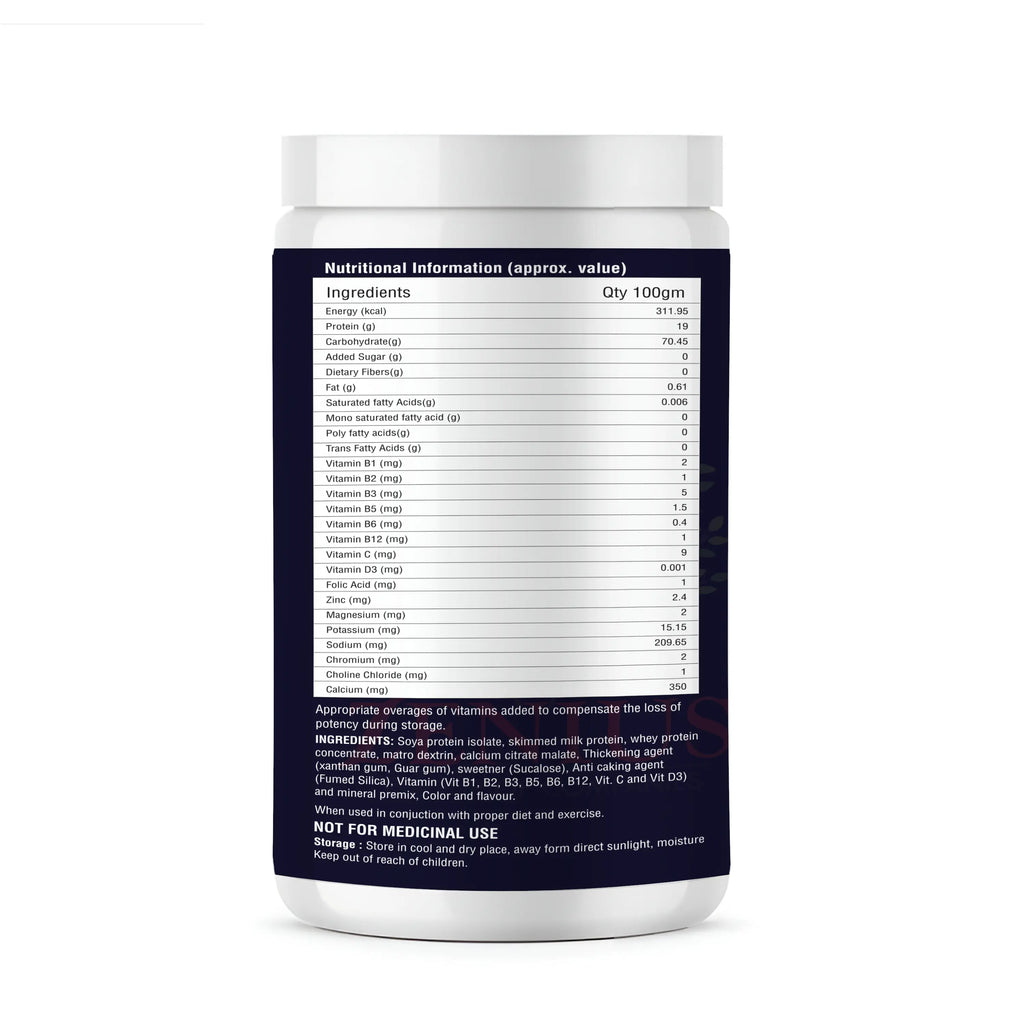 Zenius Beginner's Protein Powder for Energy, Immunity, and Protein Health 500g Powder (vanilla Flavor) Zenius.in