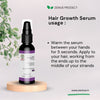 hair regrowth serum usage