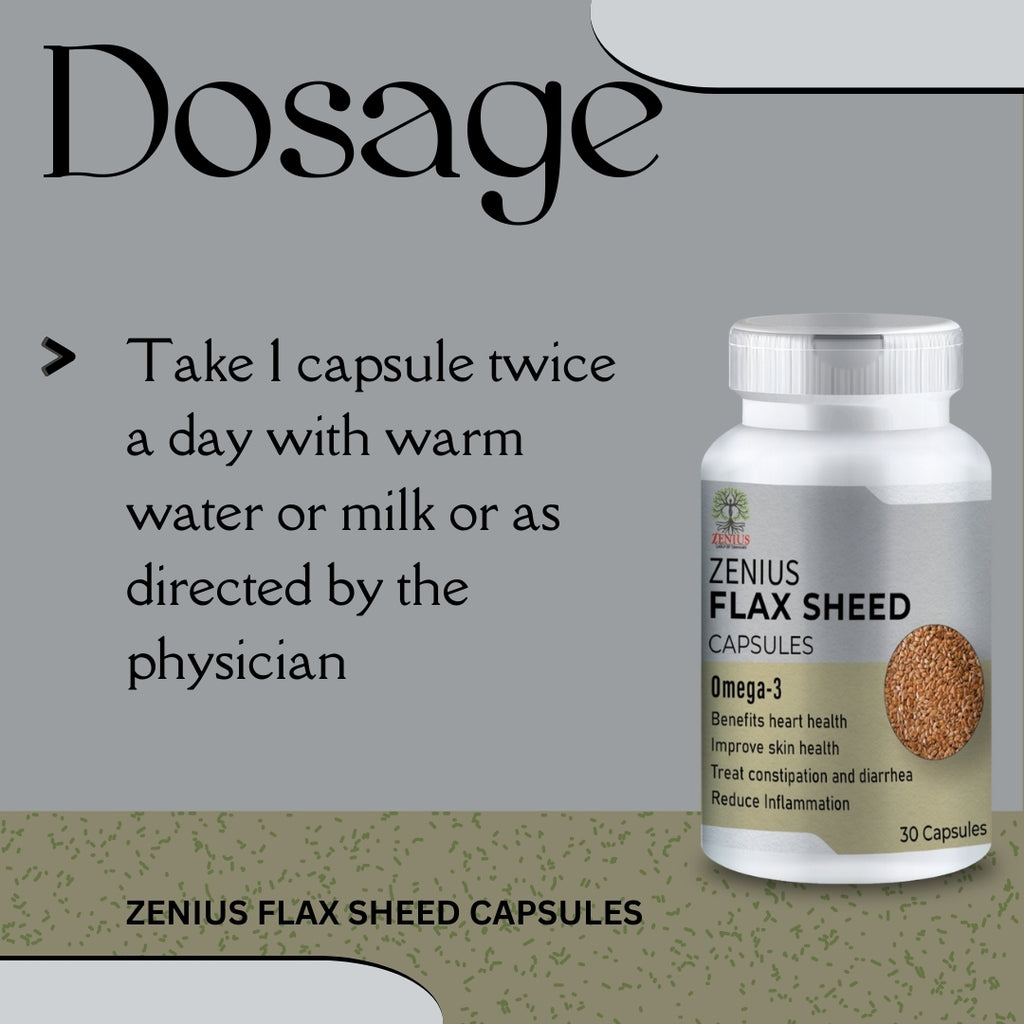 flaxseed oil capsule dosage