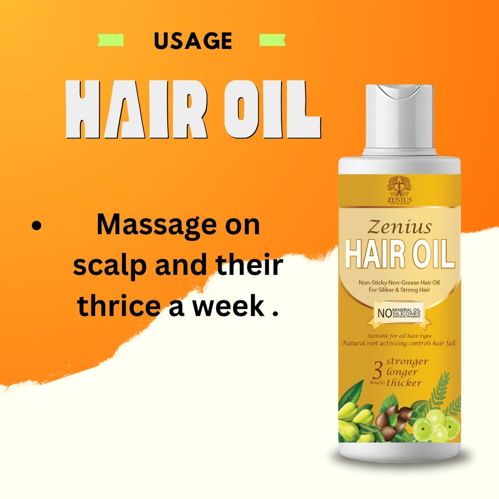 hair oil usage