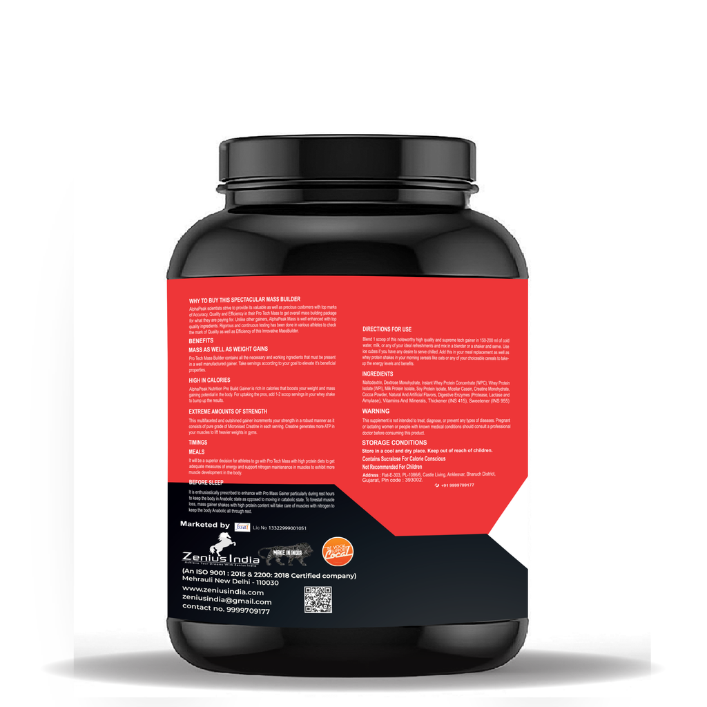 zenius mass gainer protein