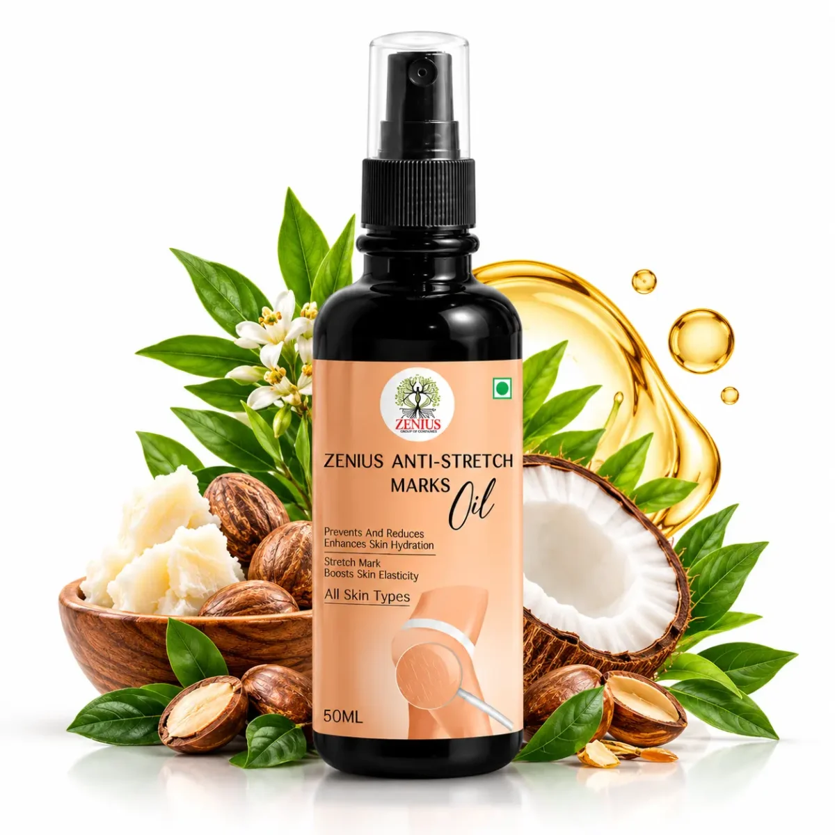 Zenius Anti Stretch Marks Oil