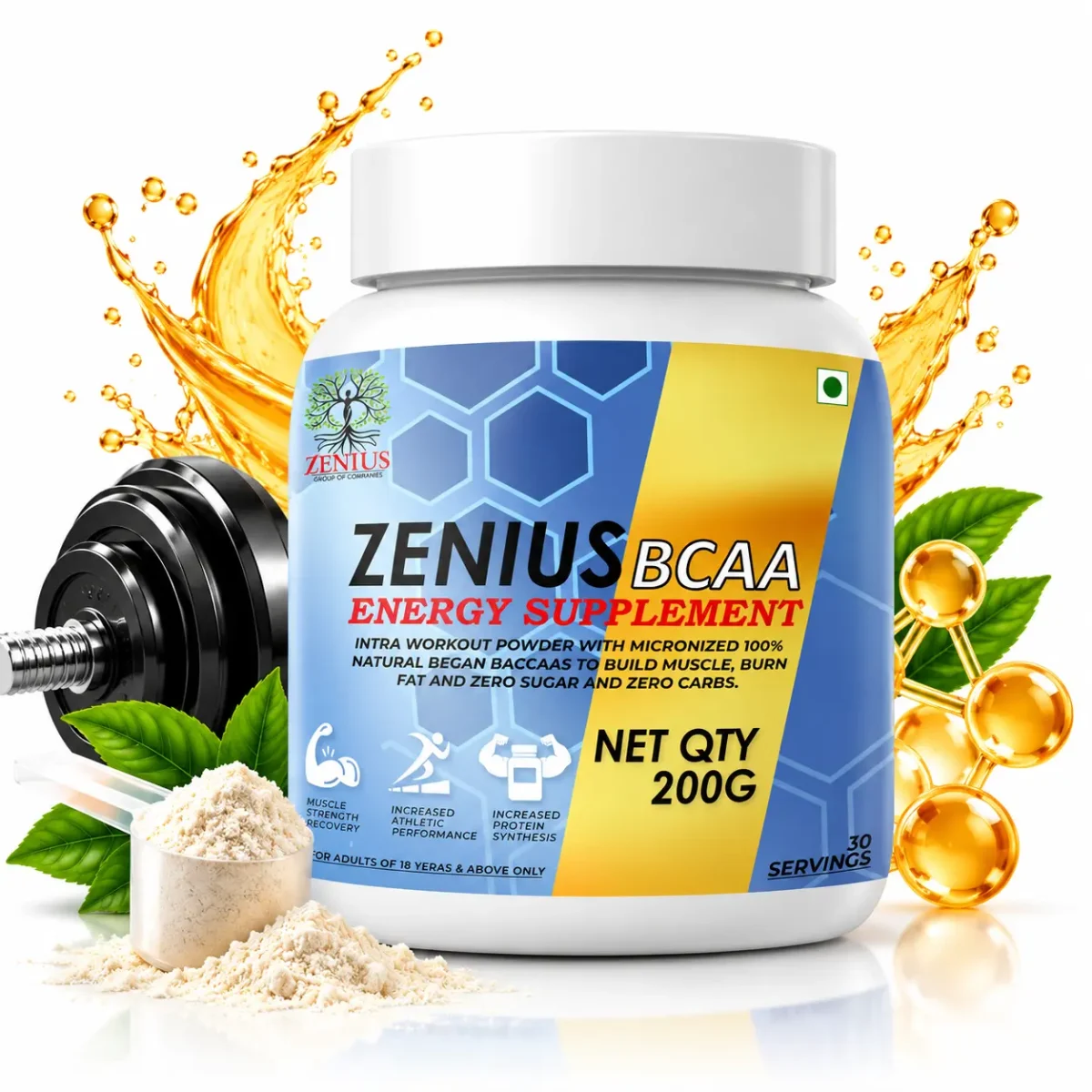 Zenius Bcaa Energy Supplement
