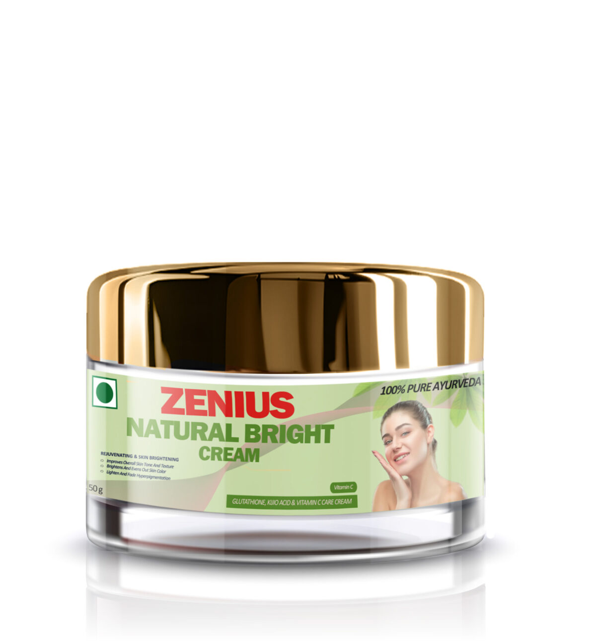 Natural skin brightening cream