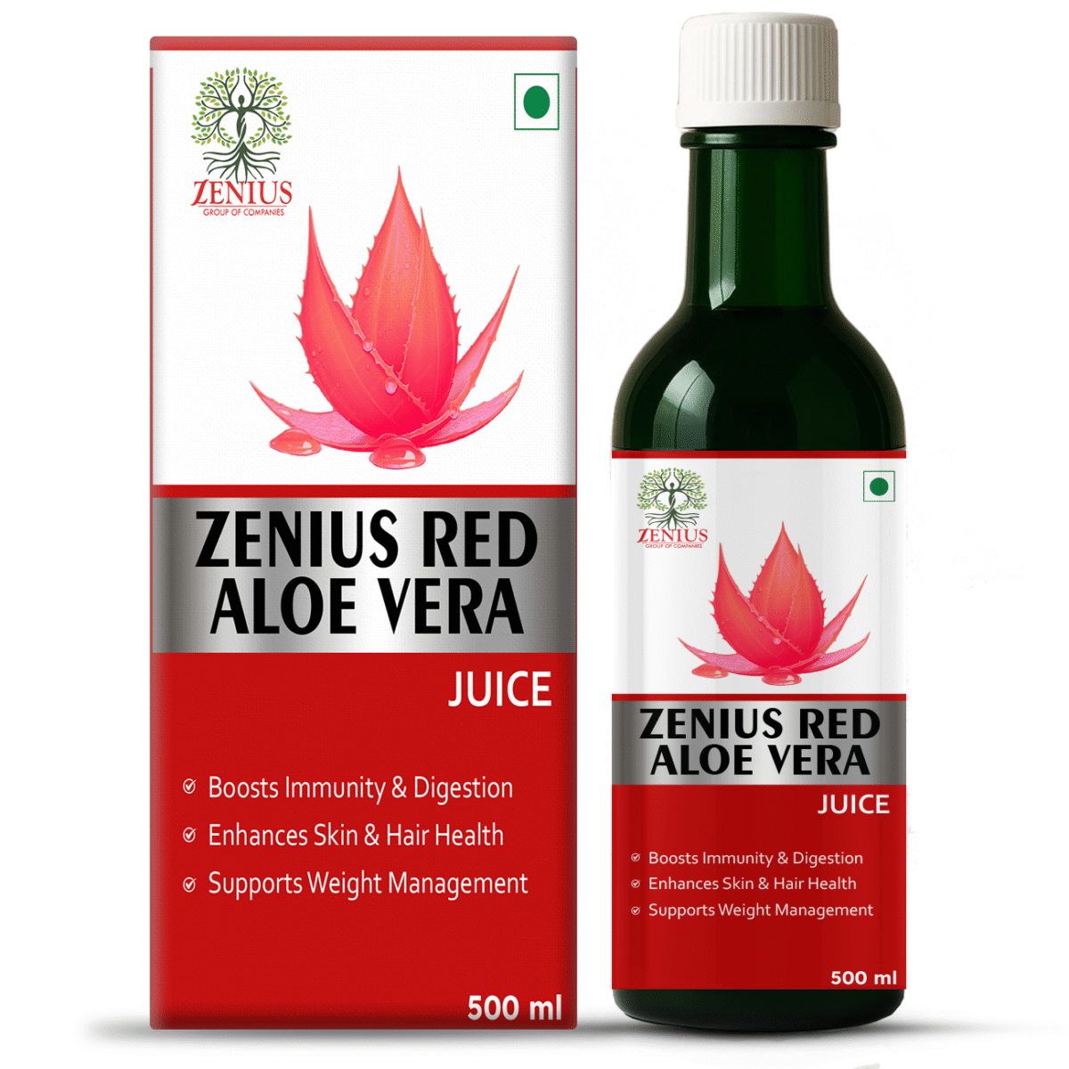 Zenius Red Aloe Vera Juice