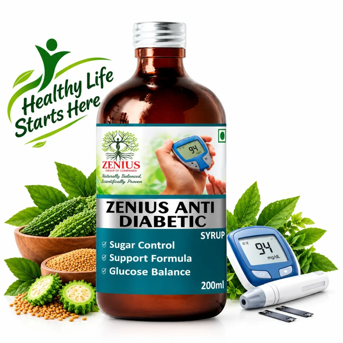 Zenius Anti Diabetic Care Syrup