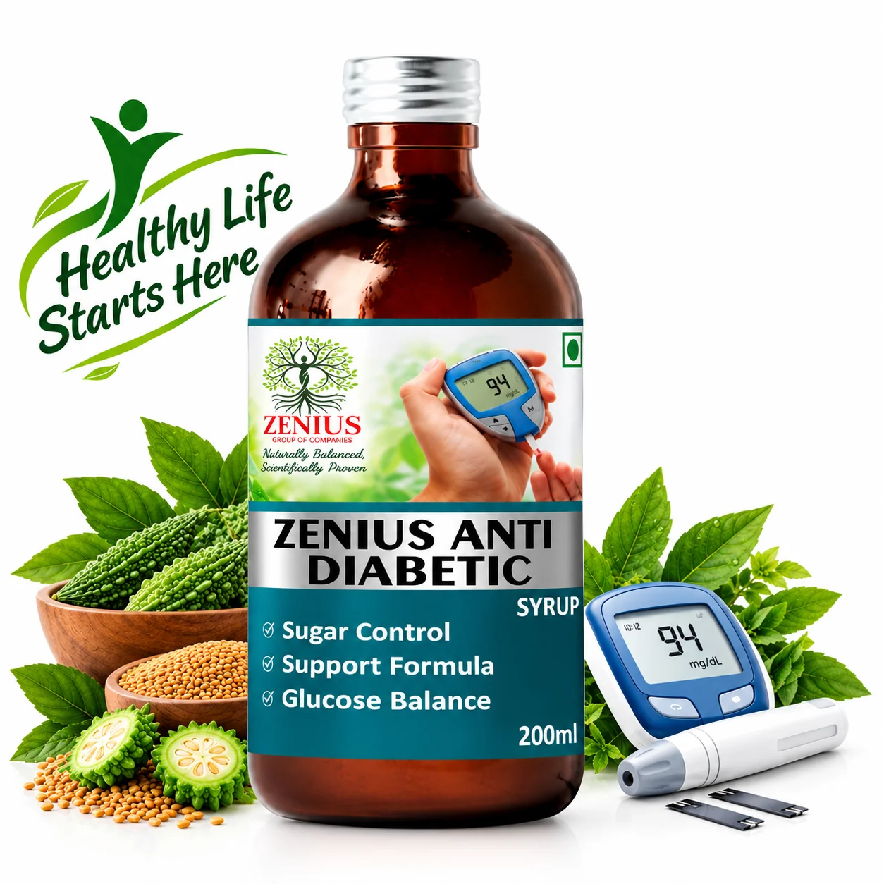 Zenius Anti Diabetic Care Syrup