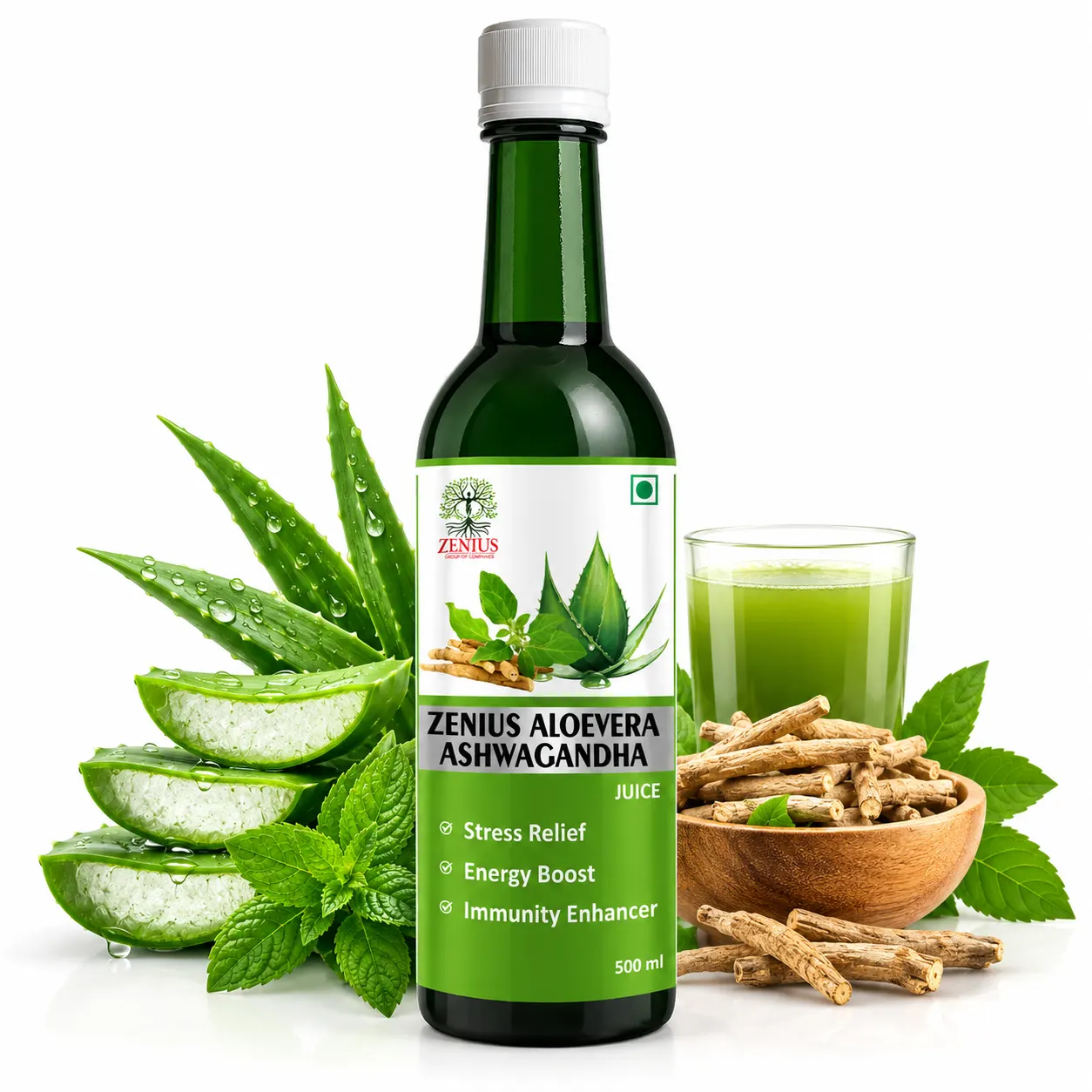 Zenius Alovera Ashwagandha Juice