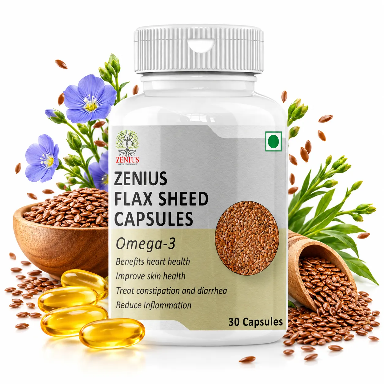 Zenius Flax Sheed Capsules