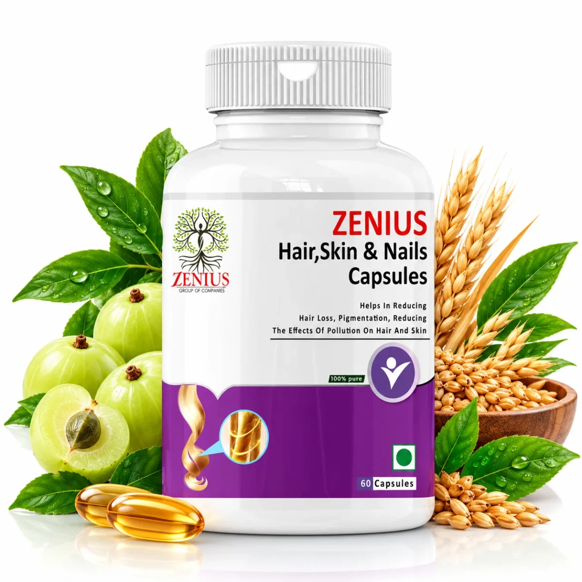 Zenius Hair Skin & Nails Capsules