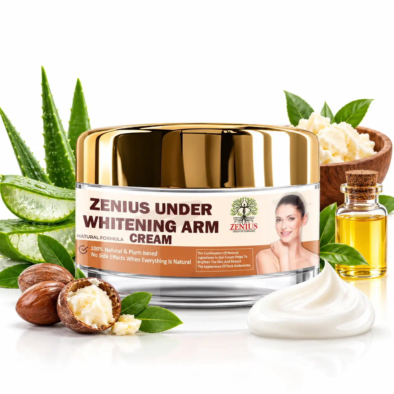 Zenius Under Whitening Arm Cream
