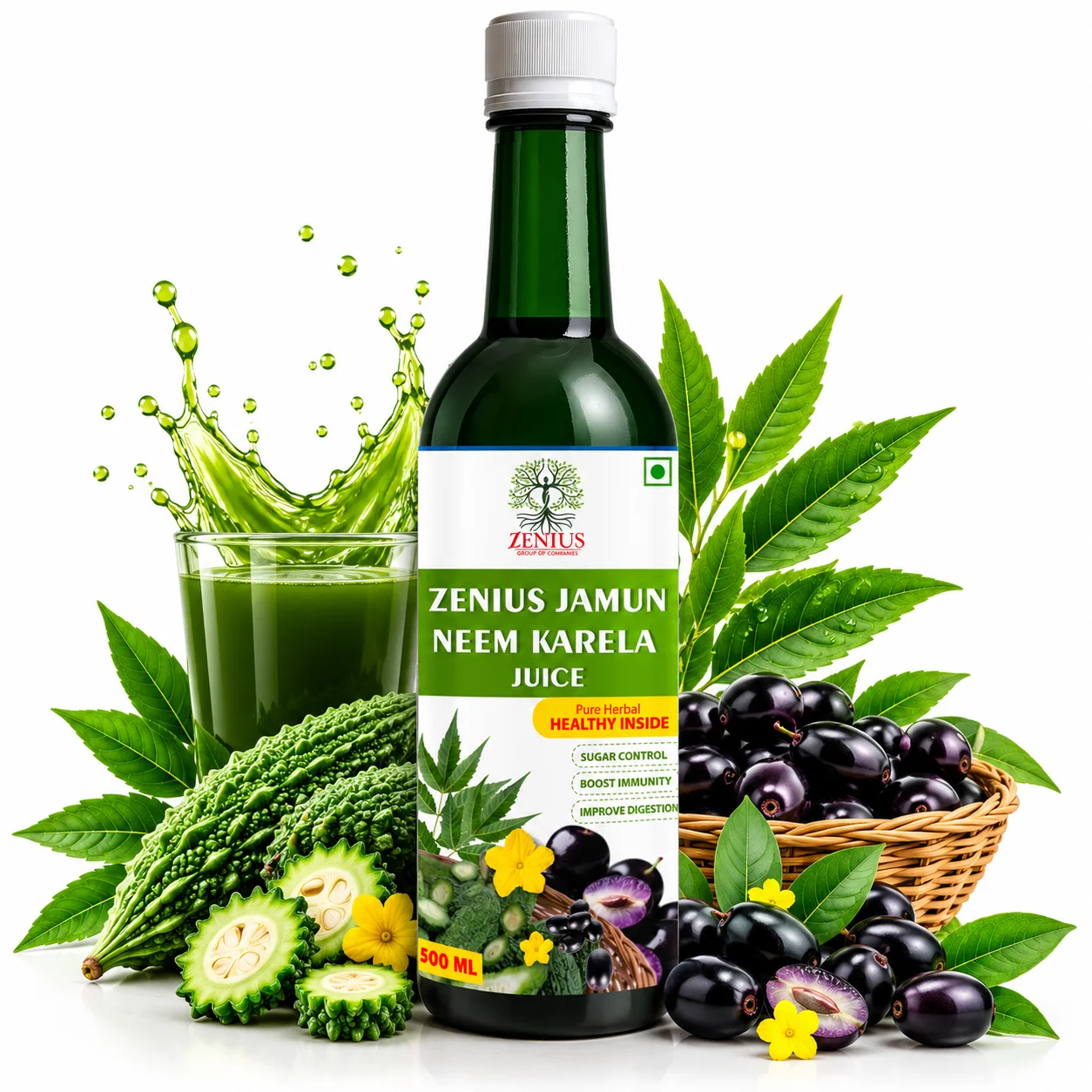 Zenius Jamun Neem Karela Juice
