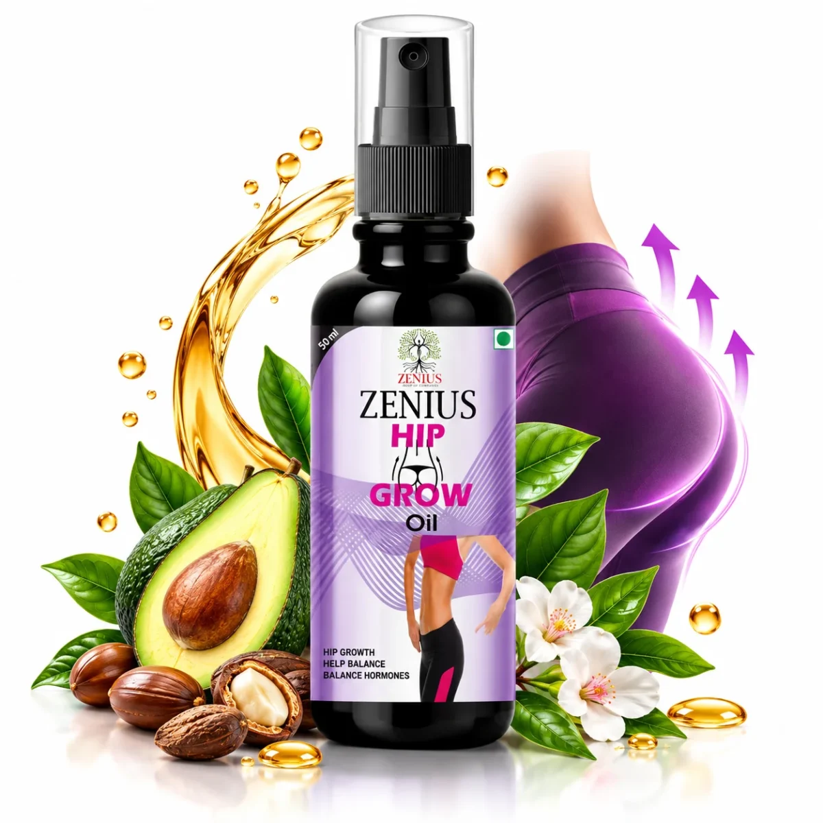 Zenius Hip Grow Oil