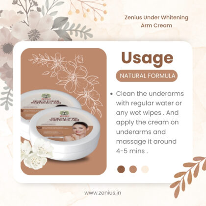 Zenius Under Whitening Arm Cream - Image 4