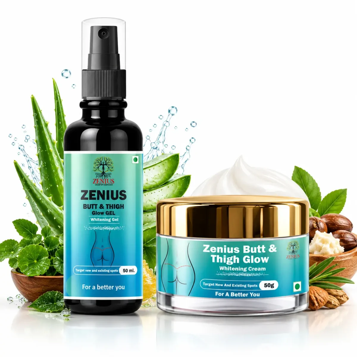 Zenius Butt & Thigh Glow Kit