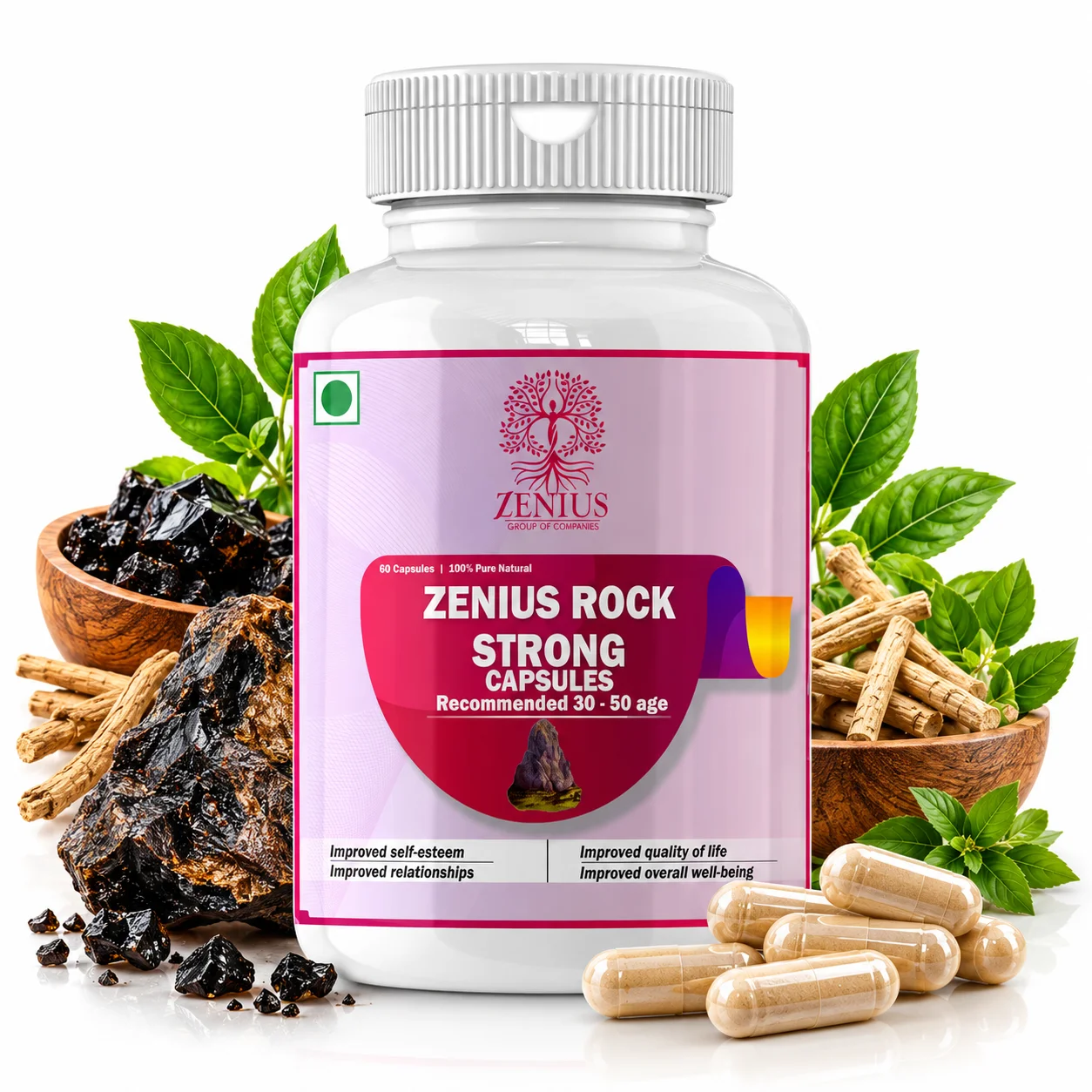 Zenius Rock Strong Capsules(35-50)