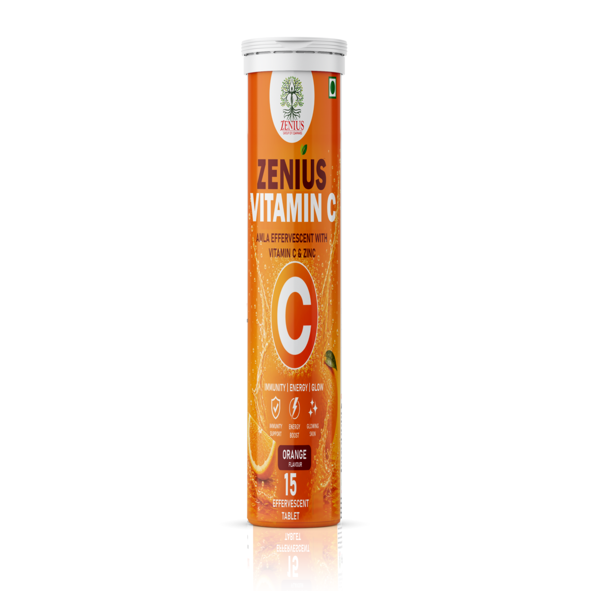 Zenius Vitamin-C Effervescent Tablets for Glowing Skin